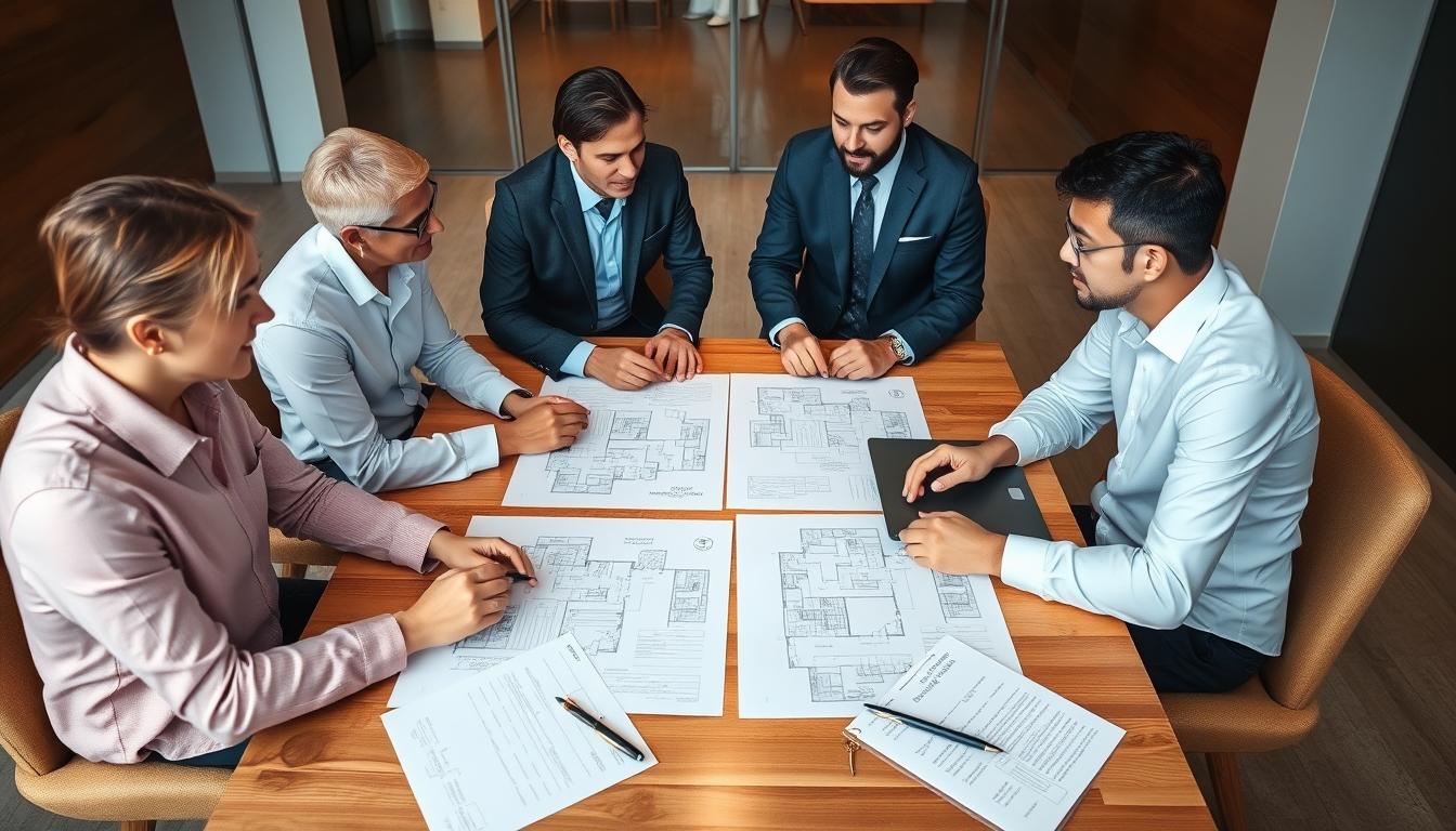 Family elder care planning discussion